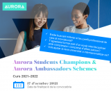 Aurora Student Champion and Ambassador Schemes
